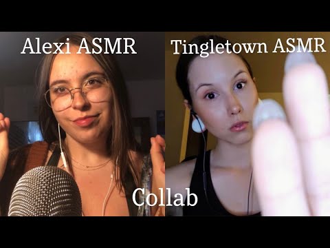 ASMR Collab With TingleTown ASMR (Scratching, Tapping, MouthSounds)