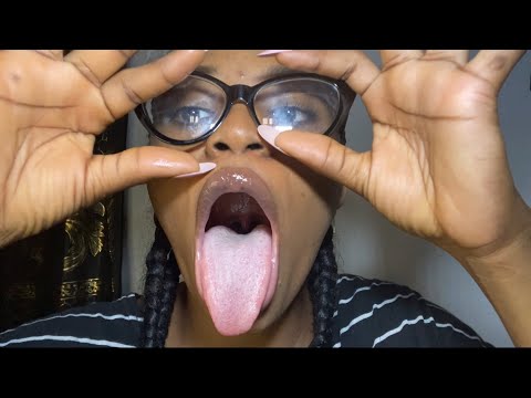 ASMR Upclose Lens Licking, Tapping and Fogging| Mouth Sounds