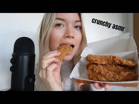 ASMR Eating Crispy Chicken McDonalds Mukbang