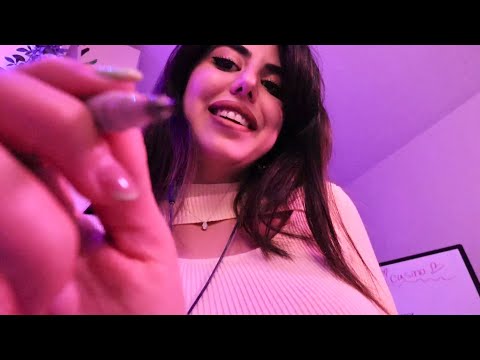 ASMR On My Lap ♡ POV Personal Attention [Face Touching + Scratching + Head Massage] ♡ RP