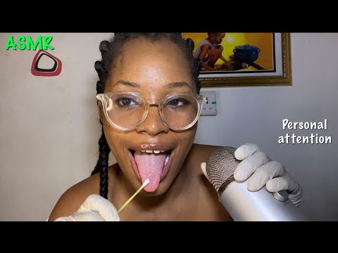 ASMR Personal Attention| Spit Cleaning Your Ears| Mouth Sounds| Get relaxed