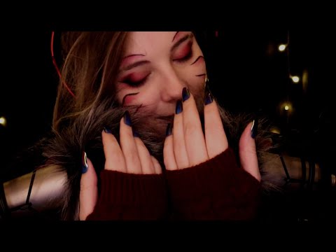 ASMR | soft fluffy & sk sounds with cozy sleeves