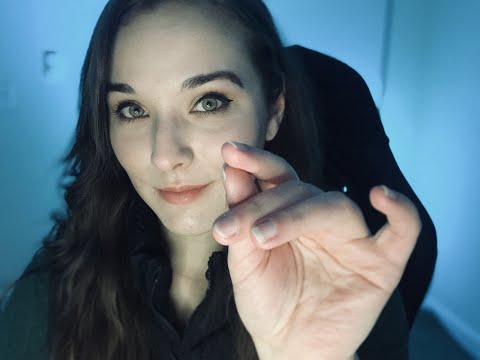 ASMR Gently Touching, Poking and Brushing Your Face | Personal Attention and Whispering