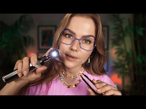 ASMR What is that In Your Eye?  Eye Examination. Personal Attention