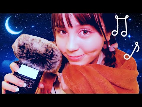 1 Hour of Rainy Night Soft Singing in 8 Languages🌙♬︎ ASMR