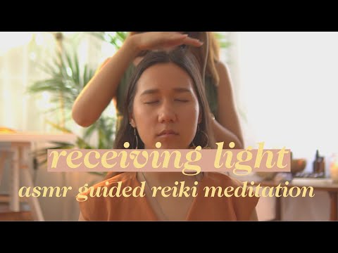 ASMR Real Person Receiving Reiki Light Guided Meditation @semideasmr