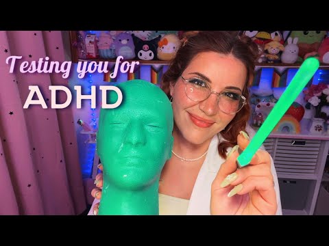 ASMR ••• Testing you for ADHD 💚🐸 NEW TESTS!!