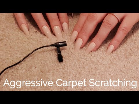 ASMR Aggressive Carpet Scratching-No Talking