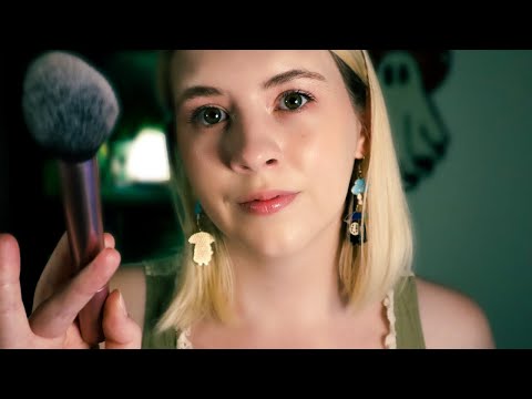 ASMR For Anxiety and Grounding (Whispering, Plucking, Brushing, Tapping, Bright Light)