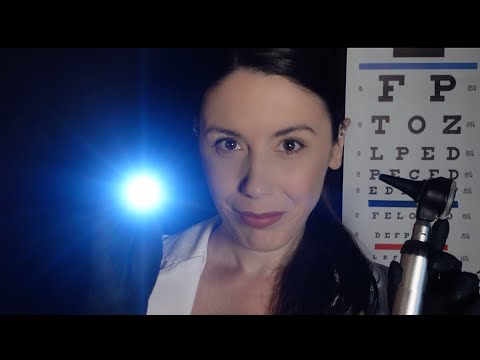 ASMR | After Hours Doctor Ear & Eye Exam with General Checkup