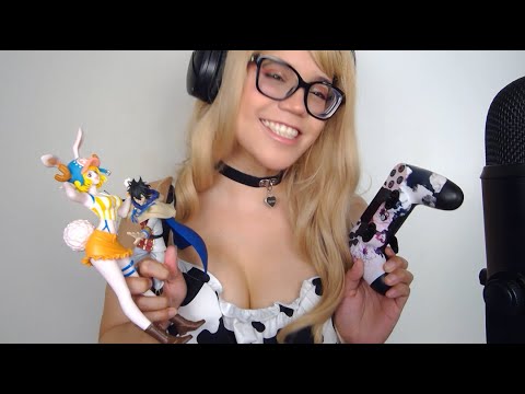 fast & aggressive tapping on random things I own 🥕 🎮 | ASMR