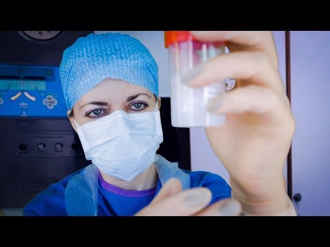 ASMR Coronavirus Quarantine: Sample Testing and Medical Exam