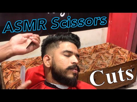ASMR Scissors Cuts | ASMR Relaxing Beard Trimming Sounds