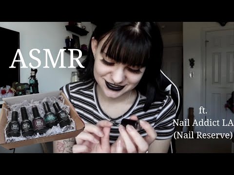 ASMR | Unboxing & Painting My Nails w/ Gel Polish For The First Time 💅🏻 (ft. Nail Addict LA)