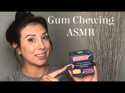 ASMR: Coversation Cards| Gum Chewing ASMR