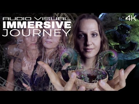𝙈𝙄𝙉𝘿 𝘼𝙇𝙏𝙀𝙍𝙄𝙉𝙂 Ayahuasca Journey: Relaxing 4k Psychedelic Visuals | 3D ASMR Sound
