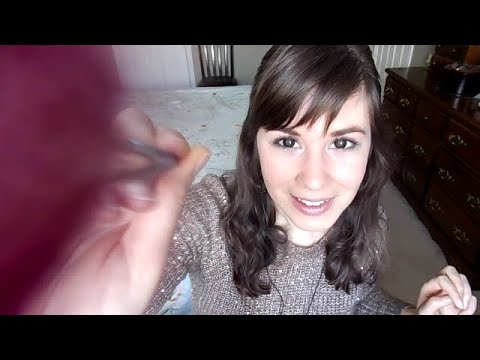 ASMR Doing Your Makeup (and Hair) for the New Year's Eve Party (Relaxing Triggers)