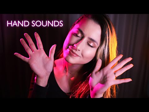 ASMR HAND SOUNDS AND MOVEMENTS ✨ plucking hand movements, snapping, finger fluttering, mouth sounds