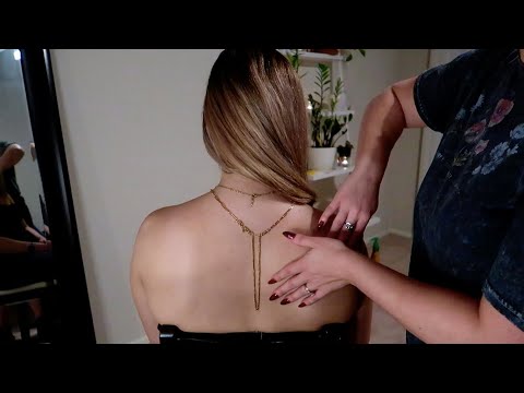 ASMR | Gentle Back & Neck Scratching with Hair Play (No Talking)