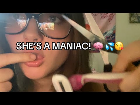 ASMR | PSYCHO OBSESSIVE GF SPIT & KISS PAINTS UR FACE ROLEPLAY *PERSONAL ATTENTION”*