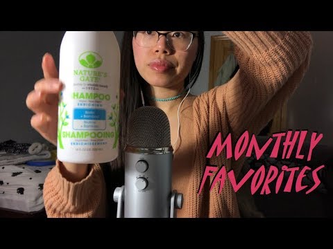 ASMR January Monthly Favorites TAPPING PRODUCTS, Makeup, Hair Skin Care, Book, Candy, WHISPERED CHAT