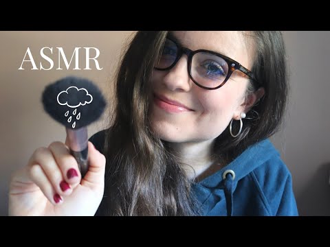 ASMR FRANCAIS 🌙 - 🌧 Visuels, mouth sounds, closeup whispering, tapping, crinkles 🌧
