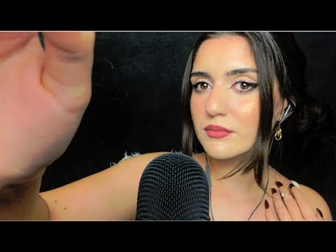 ASMR For Anxiety (Shh, hand movements, face touching, it's okay)
