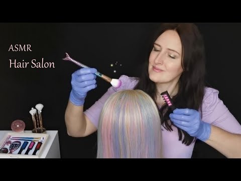 ASMR Sleep-Inducing Hair Dye with Hair Chalk ~ Fairy Style (Whispered)