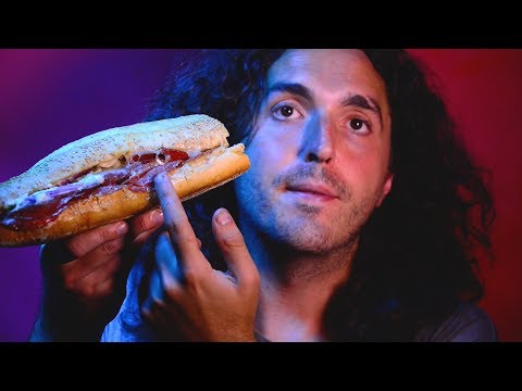 ASMR Vacation Stories and Giant  Italian Salami Sandwich 먹방