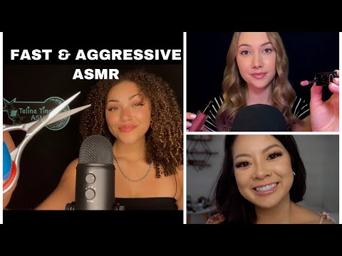 ASMR COLLAB | Fast & Aggressive Triggers | Abby ASMR & Humbled Being