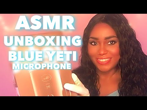 NEW Blue Yeti Microphone (Blackout) Unboxing, Set-Up & Testing | ASMR