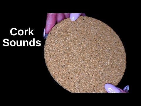 ASMR Cork Sounds [Tapping, Scratching, Tracing]