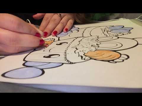 [ASMR] Coloring and whispering