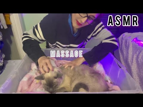 Asmr  Massage Whispering  [head massage, back massage neck massage]