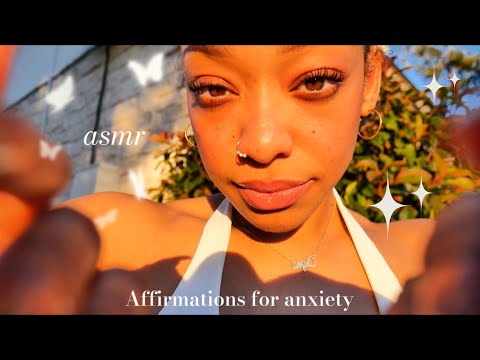 ASMR | Affirmations For Anxiety 🫶 + Hand Movements 🕊️