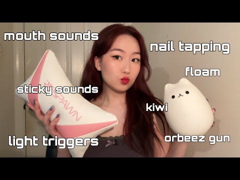 Fufu Flutters CLASSIC Triggers 🤩✨nail sounds, fingertip tapping, mouth sounds, light triggers