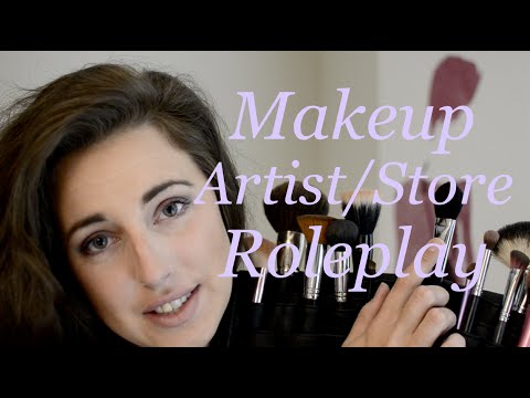 ASMR Role Play - Makeup Artist *Bloopers at end*