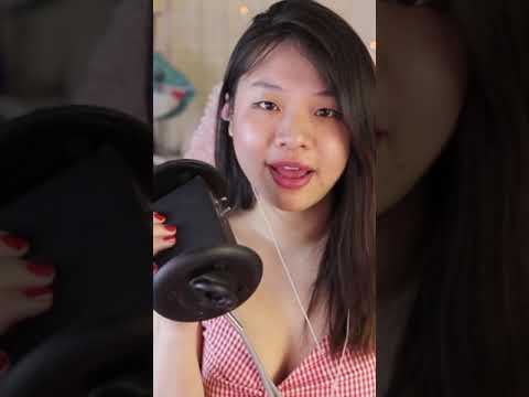 Brushing a Binaural 3DIO Mic #Short Listen with Headphones for OPTIMAL TINGLES