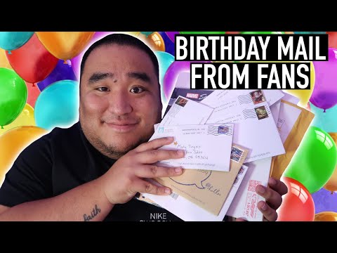 Opening Birthday Mail from Fans (Relaxing ASMR)