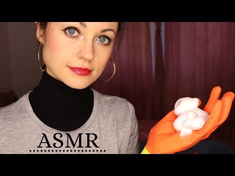 [ASMR] Rubber Gloves Sounds/Gummihandschuhe ~ No Talking ~ Hair Mousse