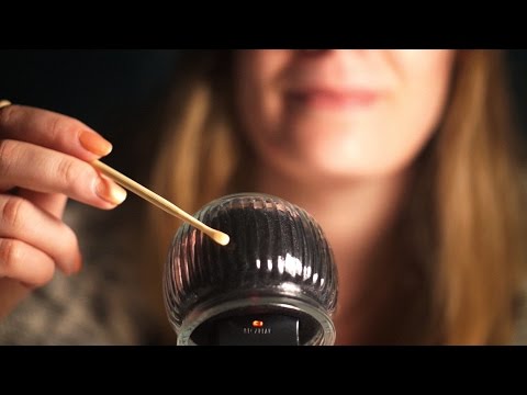 ASMR. Glass over the Mic (Tapping, Scratching)
