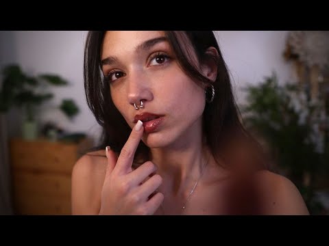 ASMR mouth sounds, inaudible, trigger words & kisses
