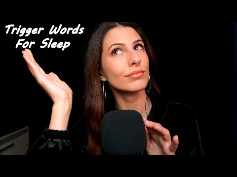 ASMR Trigger Words for Tingles & Sleep ❤️ | ASMR TRIGGER ASSORTMENT ✨| ENGLISH TRIGGER WORDS