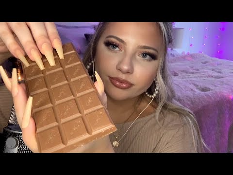 Asmr Tapping & Scratching on CHOCOLATE 🍫