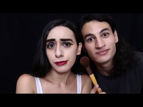 ASMR - MI NOVIO ME MAQUILLA