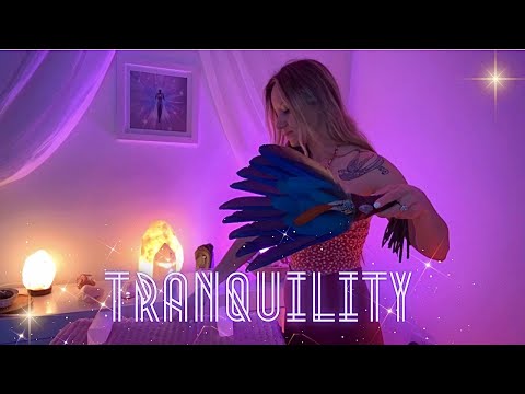 Connecting To Tranquility For Relaxation & Healing 🌸🪶ASMR Reiki ✨
