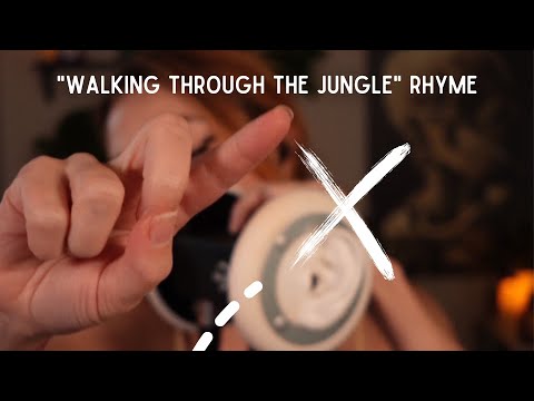 ASMR ❤ "walking through the jungle" from fast to slow