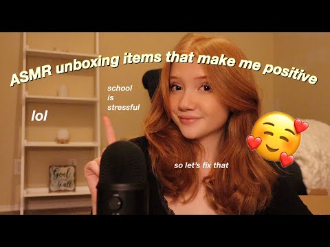 ASMR ~ Unboxing Items That Keep Me Positive