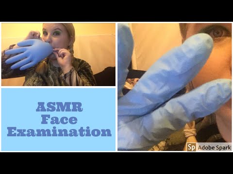 ASMR Face Examination | Doctor Roleplay (Latex Gloves, Personal Attention, Hand Movements)