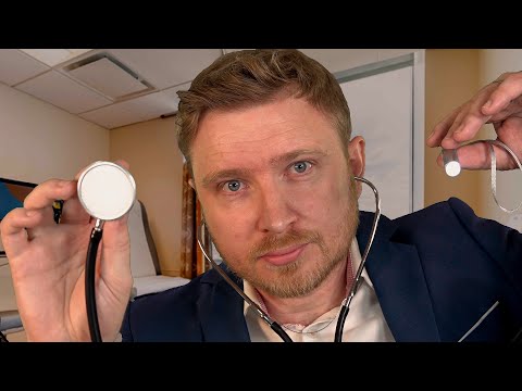 ASMR - Detailed Cranial and Physical Examination Roleplay (Perception, Blood Pressure, Eyes, Ears)